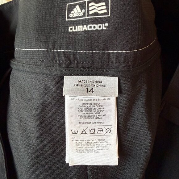 Adidas Golf Skort Black Athletic Tennis Prep ClimaCool Mini Skirt Women's 14 - Picture 4 of 5